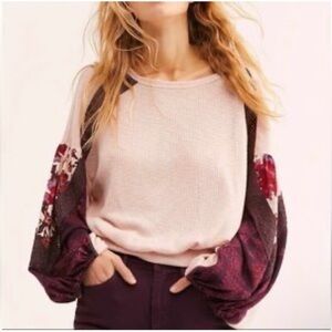 Free People Casual Clash top